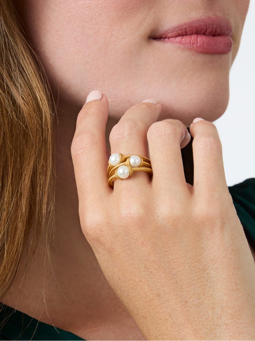 Julie Vos - Calypso Trio Ring - Size 7